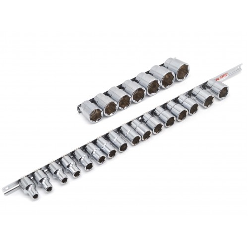 Набор головок 1/2" 23ед. 8~28,30,32мм (на планке) TOPTUL GAAQ1604U