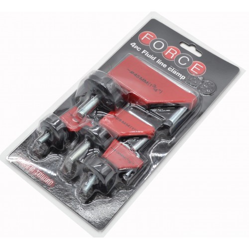 Зажимы для шлангов 4 ед. FORCE 904G8 F