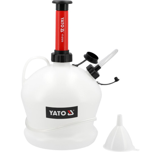 Устройство откачивающее масла и топлива 6л (ручное). YATO YT-07079