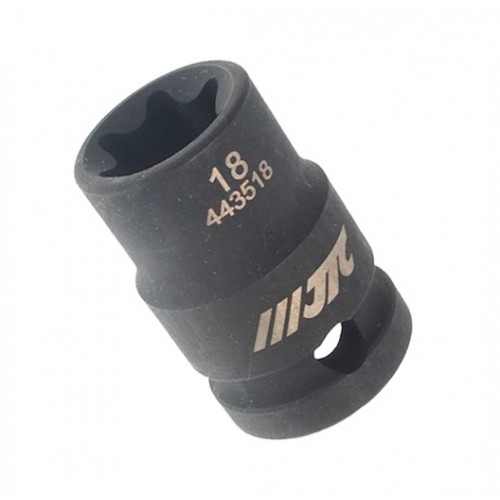 Головка торцева ударна 1/2",TORX E18, довжина 38мм. 443518 JTC