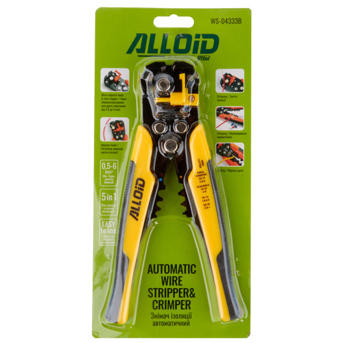 Знімач ізоляції автоматичний (стрипер) 0,5–6,0мм². Alloid WS-04333B