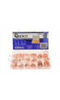Набор медных колец 220 штук GEKO G02821