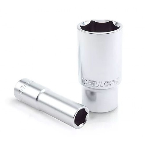 Головка торцевая глубокая 1/2",6-гранная,28мм. TOPTUL BAEE1628