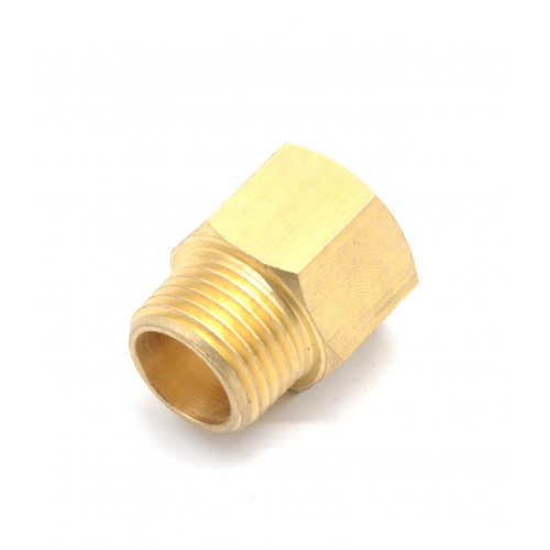 Фитинг латунный (внутренняя резьба - внешняя резьба) 1/2" (f) х 1/2" (m)