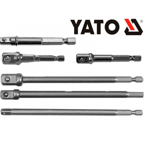 Набір перехідників для торцевих головок на шуруповерт Yato YT-04629