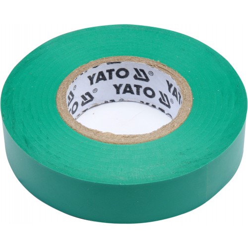 Изолента ПВХ 15мм х 20м х 0.13мм (зеленая) Yato YT-81595
