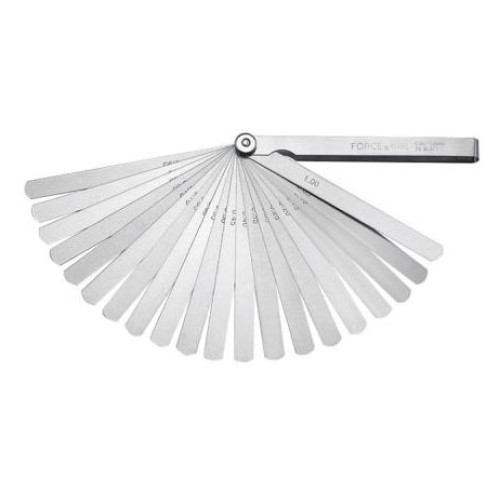 Набір каліброваних щупів (0,05–1,00мм),20 лез. FORCE 618L F