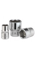 Головка торцевая 1/2",6-гранная,22мм, длина 38мм. FORCE 54522 F