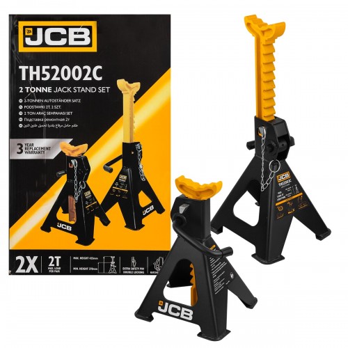 Ремонтные упоры под машину 2т 278-425мм с доп фиксатором уп.2шт. JCB-TH52002C