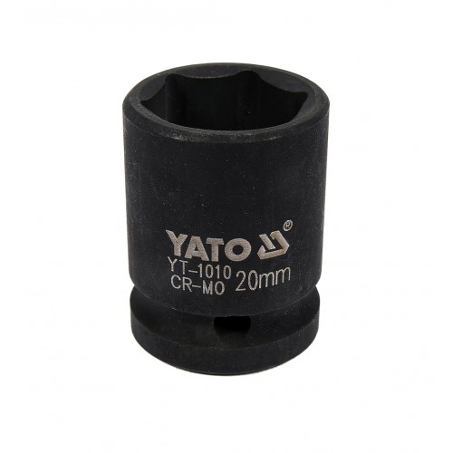 Головка торцевая ударная 1/2",6-гранная,20мм, длина 39мм. YATO YT-1010