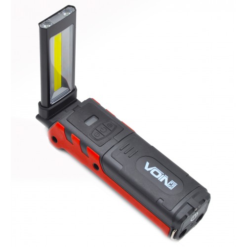 Аккумуляторный фонарь "VOIN" , 5W-COB+2 х 3W XPE/ 2000mAh (VL-106)