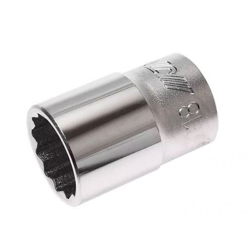 Головка торцевая 1/2",12-гранная, размер 18мм. 43918 JTC