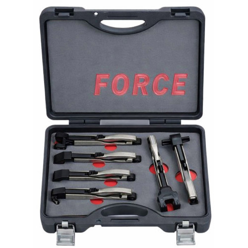 Набор зажимов с фиксатором для кузовных работ,6пр. FORCE 50635 F