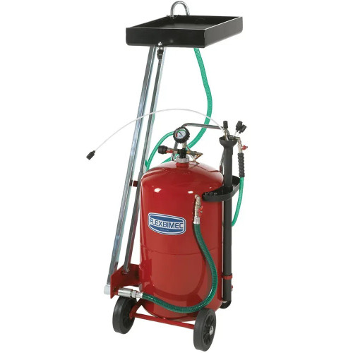 Комбинированная установка для замены масла 80л,со стальной сливной чашей 10л. Flexbimec 003182