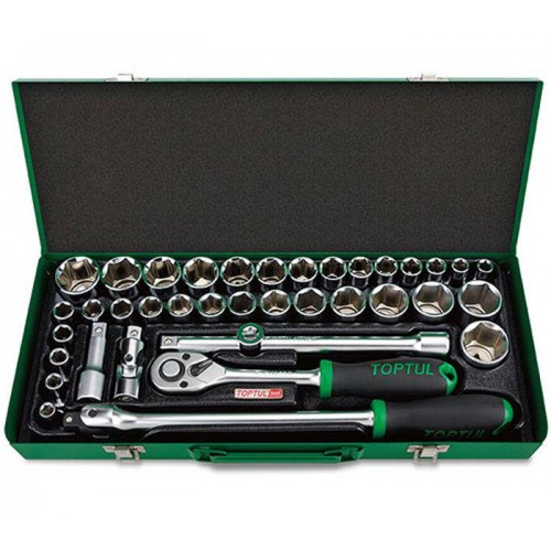 Набор инструмента 1/2" (дюйм+метр.) 38ед. TOPTUL GBB38190