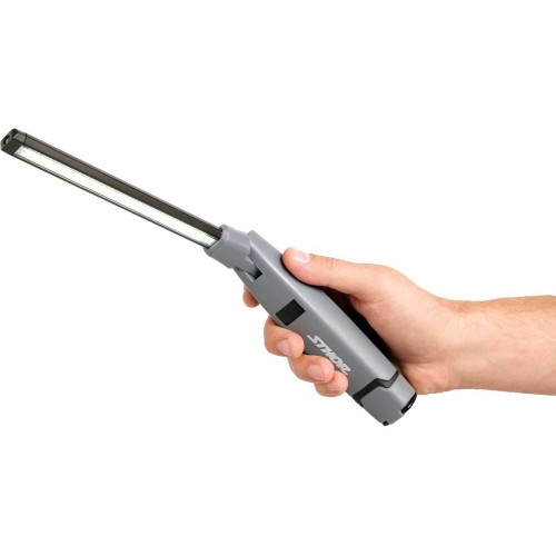 Фонарь COB аккумулятор Li-Ion 2000 мАч VOREL 8 и 3 Вт, 500/100 Lm, 2 режима, USB-С зарядка (82743) STHOR