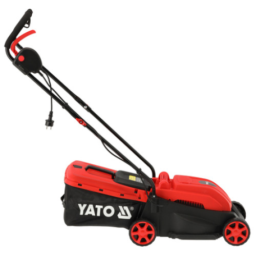 Газонокосилка сетевая 1200Вт,32см,травосборник 30л. YATO YT-852081
