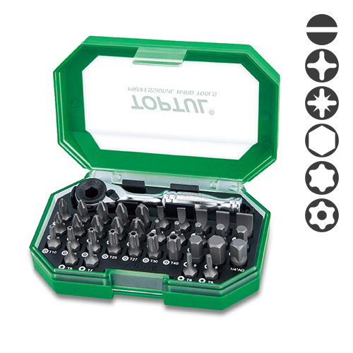 Набор бит 1/4" 35ед. TOPTUL GACW3504