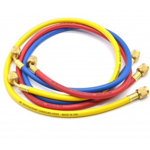 Комплект шлангов стандартных 3 х 90 см резьба 1/4" х 1/4" MC-40336 MASTERCOOL