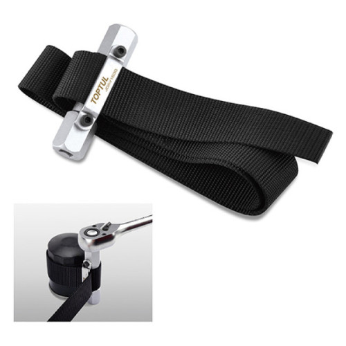 Знімач масляного фільтра стрічковий,нейлонова стрічка 0-300мм. TOPTUL JDAV1630