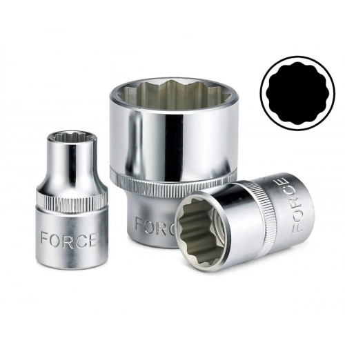 Головка торцевая WHITWORTH 1/2",12-гранная,привод 1/2", длина 40мм. FORCE 548W1.2 F