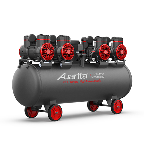 Компрессор безмасляный поршневой 120л 220В AUARITA 2-1450X4F120-220
