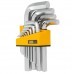 Haбіp Г-oбpазних ключів HEX дюймових 13 од. (1/16-3/4") JCB Tools JCB-5137S