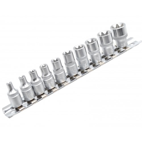 Набор головок 1/4" Е-профиль Torx (E4-E16) 10 пр. FORCE 21016 F