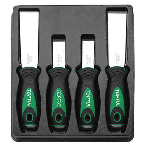 Набор скребков для кузовных работ,4шт. TOPTUL JGAT0401