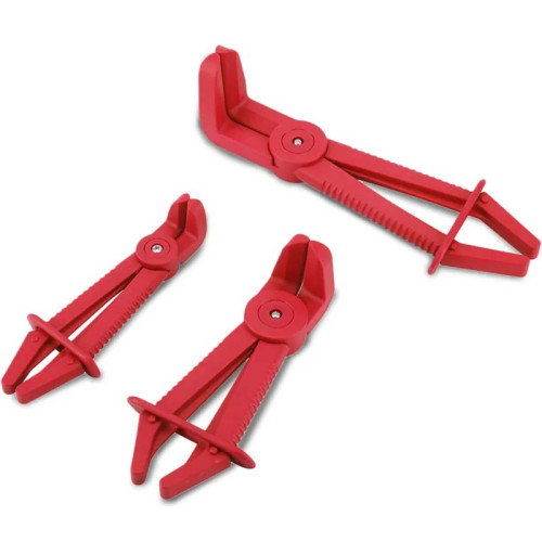 Набор зажимов для шлангов с жидкостью под углом 90°, 3шт. Rewolt T2502