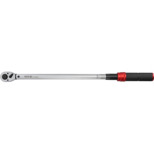 Ключ динамометрический двухсторонний YATO 3/4", F=100-500 Нм, L=585-605 мм YT-07680