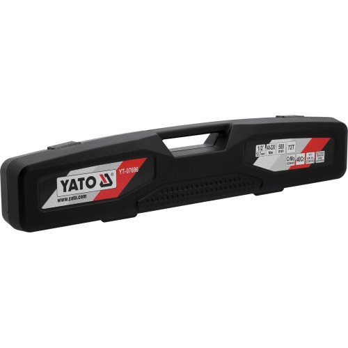 Ключ динамометрический двухстороннего действия YATO YT-07696, 1/2", 40-220 Нм, 500 мм