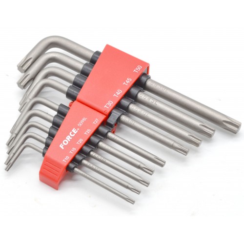 Набор угловых ключей TORX Т10-Т50 9ед. длинных 5098L FORCE