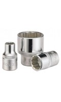 Головка торцевая 12-гранная 18мм,квадрат 1/2", длина 38мм. FORCE 54918 F