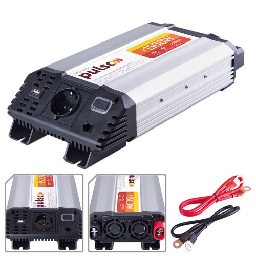 Преобразователь напряжения 24V-220V/1500W (модифицированная синусоида) PULSO(IMU-1524)