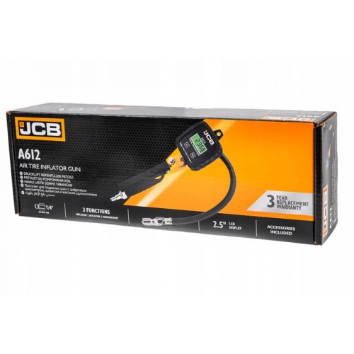 Пістолет для накачування коліс з цифровим дисплеєм (0-14 Бар) JCB Tools JCB-A612