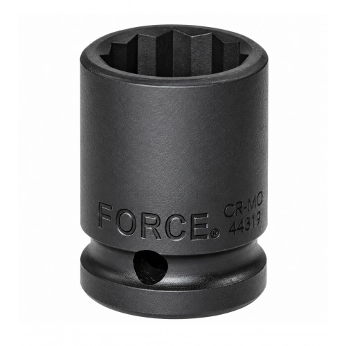 Головка ударная 1/2",12-гранная,8мм, длина 38мм. FORCE 44808 F