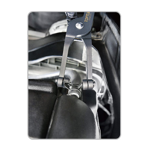 Клещи для снятия хомутов изогнутые 45°, 235мм. TOPTUL JDAM039C