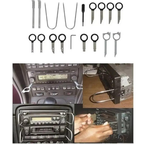 Набор съёмников для автомагнитол для Volkswagen, Audi, Mercedes-Benz, Skoda, BMW, Ford,20шт. FORCE 920C1 F