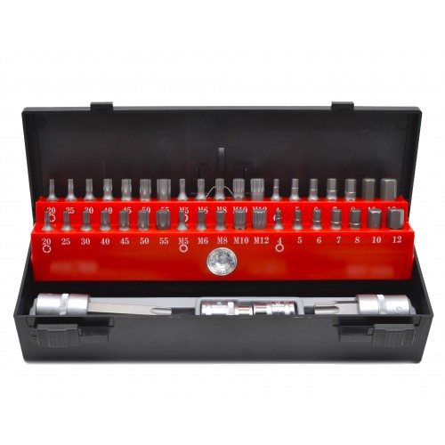 Набор насадок HEX,TORX,SPLINE44ед.вертикальное расположение бит 4441C FORCE
