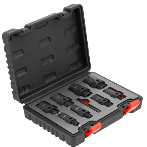 Набір для робіт з внутрішнім та зовнішнім різьбленням (М14–М30),9 предметів. YATO YT-17600