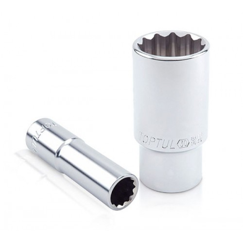 Головка торцевая глубокая 1/2" 12-гранная 22мм. TOPTUL BAEF1622
