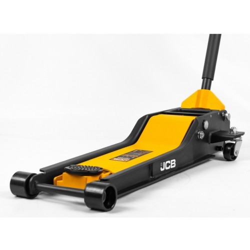 Домкрат подкатной, низкопрофильный, двухпоршневой 1.5тонны H-70-610 мм, JCB-TH32006