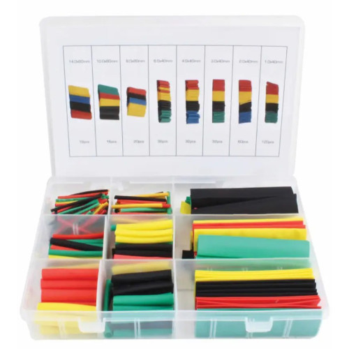 Набір термоусадкових трубок кольорових, 328шт. ASTA A-TC529