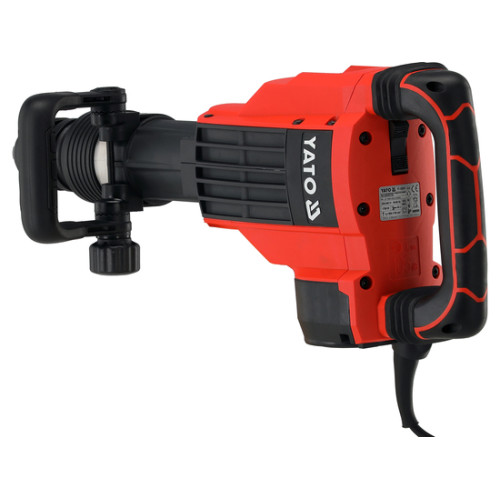 Молот відбійний мережевий SDS-MAX 230В,1700Вт, 40Дж + піка і долото.YATO YT-82003