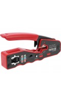 Кліщі для обтискання і зачистки кабелів YATO : RJ45,  L=135 мм [10/50]