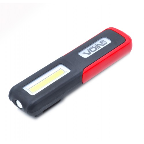 Аккумуляторный фонарь "VOIN" 2 режима 3W-COB+3W XPE/АКБ1200mAh (VL-99)