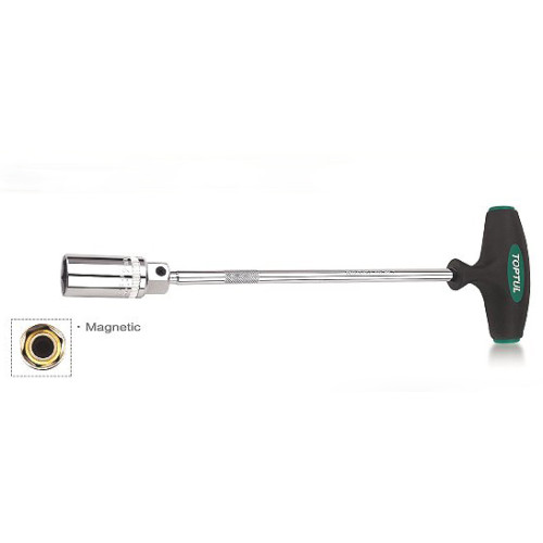 Ключ свечной Т-образный магнитный 21мм, длина 350мм. TOPTUL CTFB2135