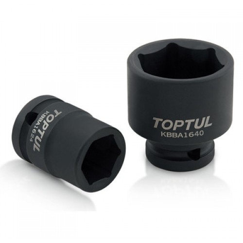 Головки торцевые ударные TOPTUL под квадарат 1/2" с дюймовым размером KBBA1628 Series