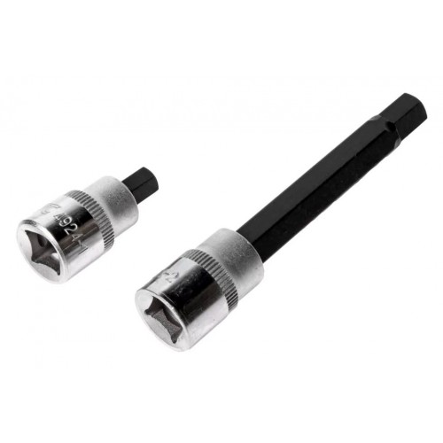 Набор головок HEX H7,HEX H9, 3/8" для замены тормозных колодок, 2 предмета. 4924 JTC
